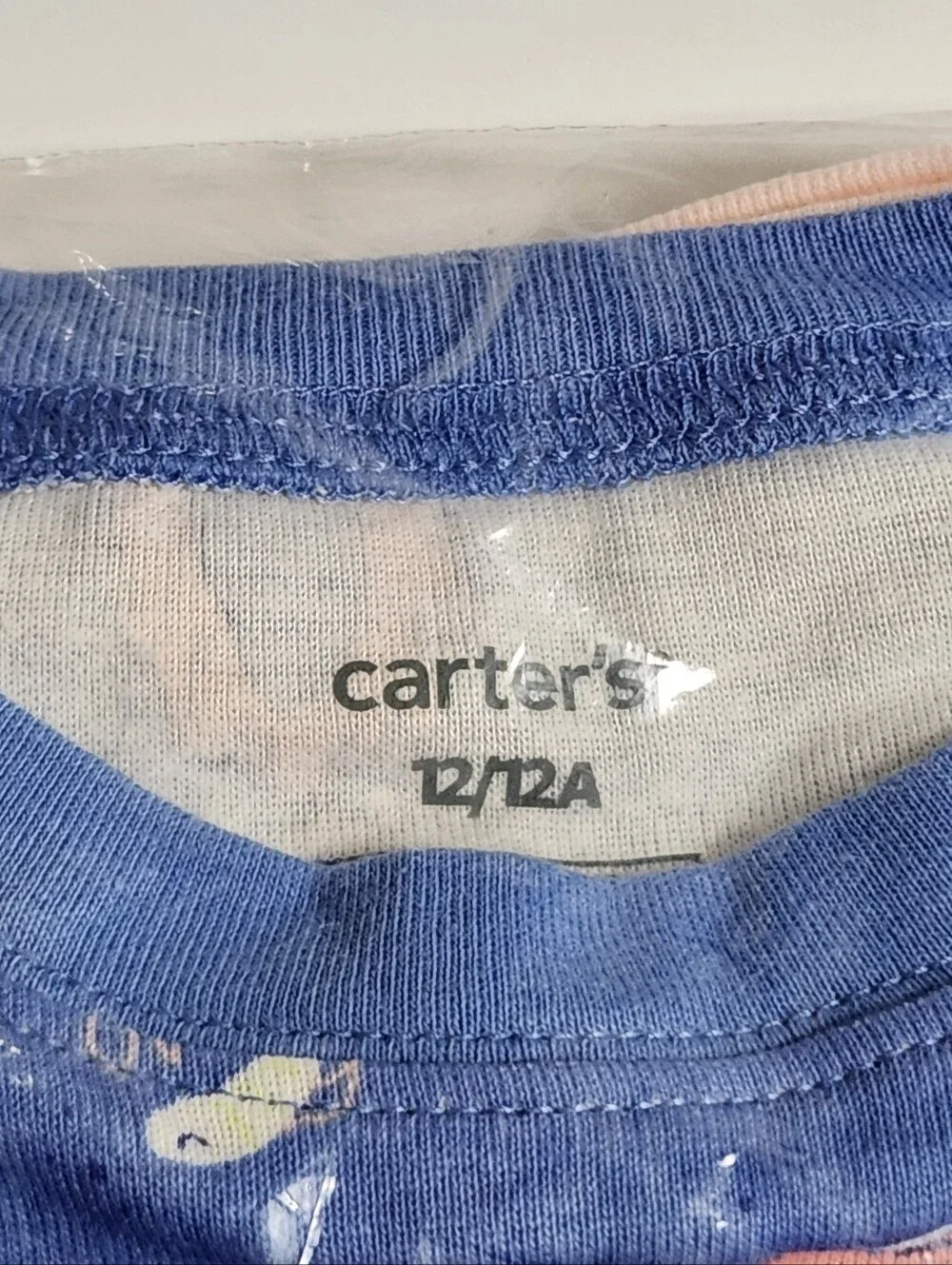 Girls Size 12 (Carter's) 4 Piece Pajama Set (Astrology Theme)